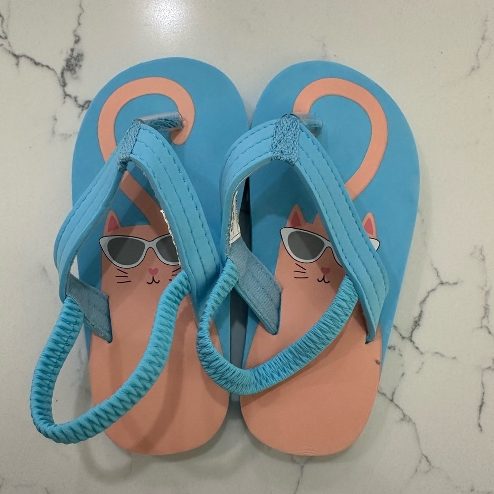 Carters Cat & Jack Bundled Girls Shoe Sandals Size 7 Toddler - Picture 8 of 10
